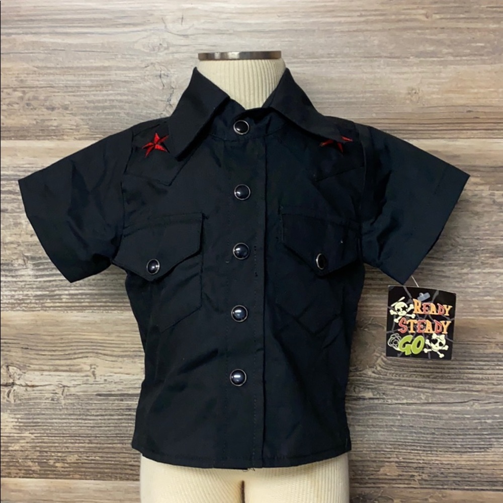 Rock Steady Go Boys Rockabilly Button Down NWT